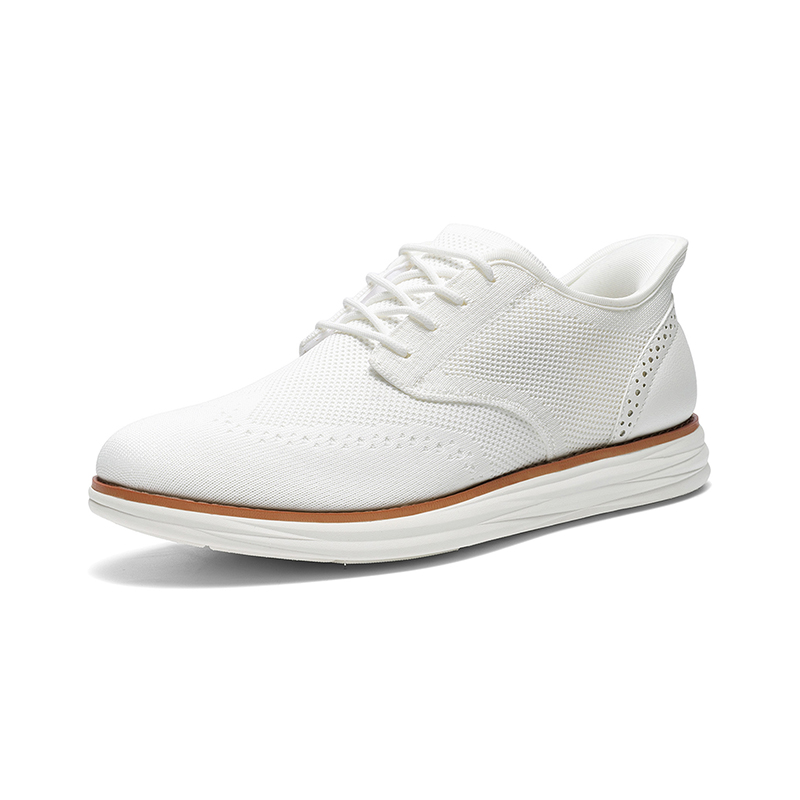 BRUNO MARC Men s Breathable Knitted Oxford Sneakers