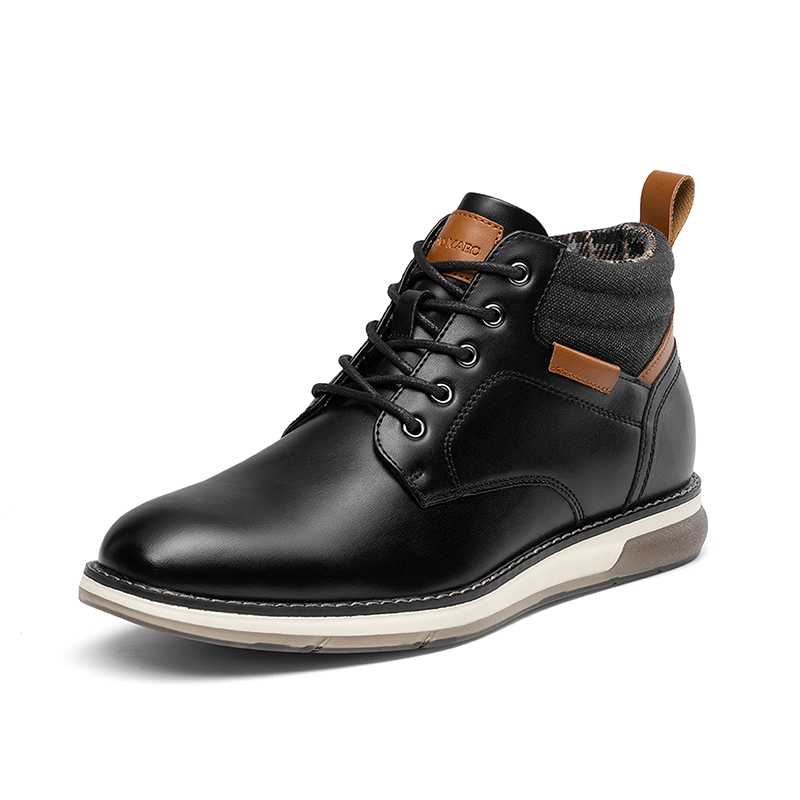 BRUNO MARC Men s Casual PU Canvas Chukka Boots