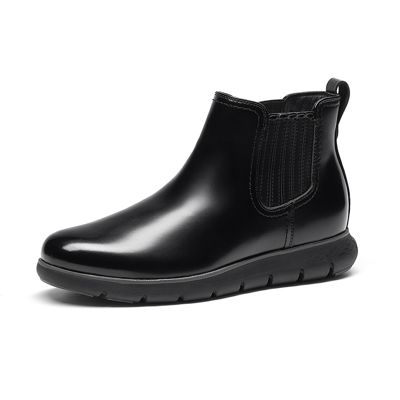 BRUNO MARC Men s Comfortable PU Pull On Chelsea Boots