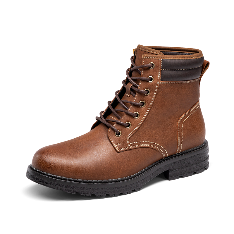 BRUNO MARC Men s Durable Lace Up Lug Boots