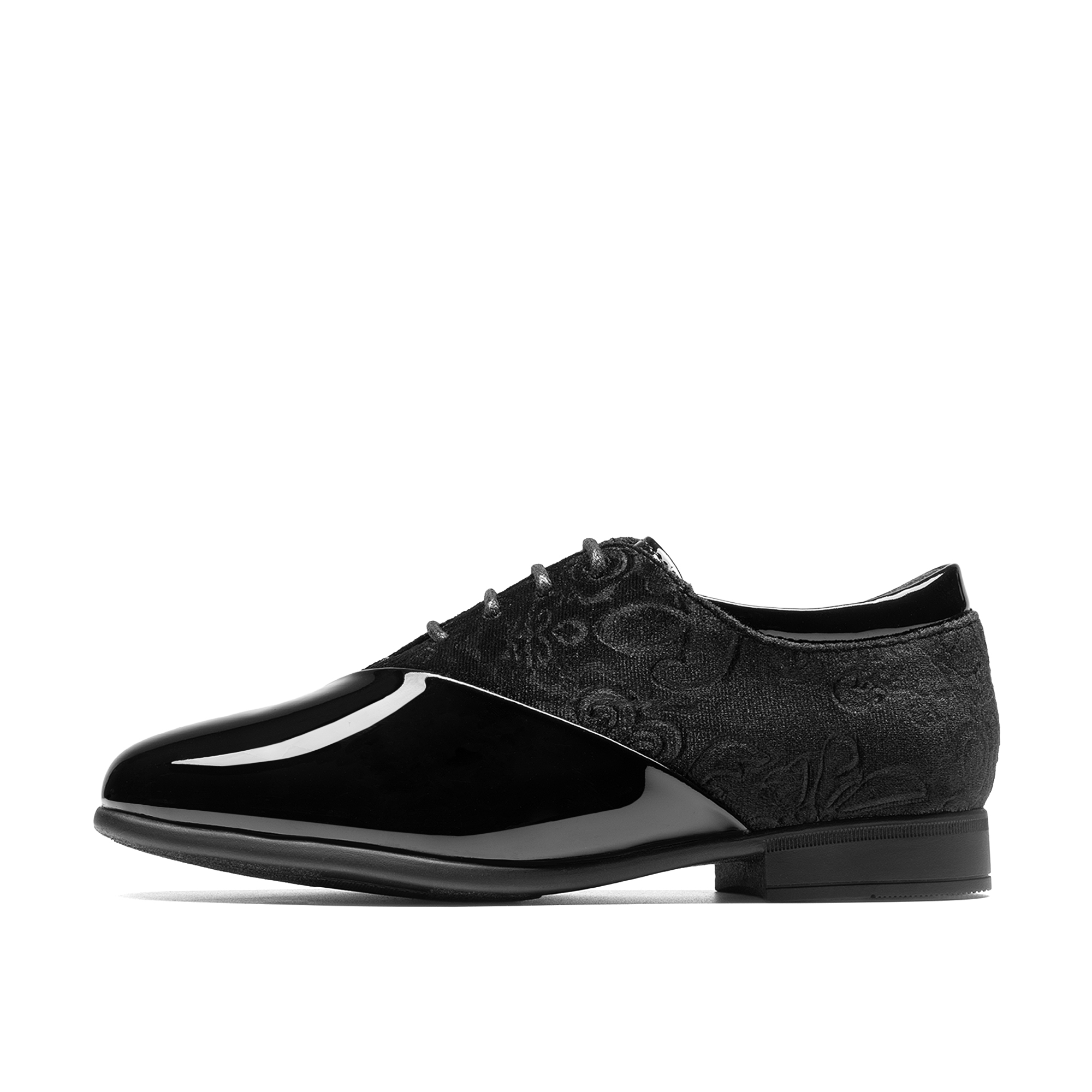 BRUNO MARC Boy s Dress Shoes Formal Patent Velvet Tuxedo Oxford Shoes