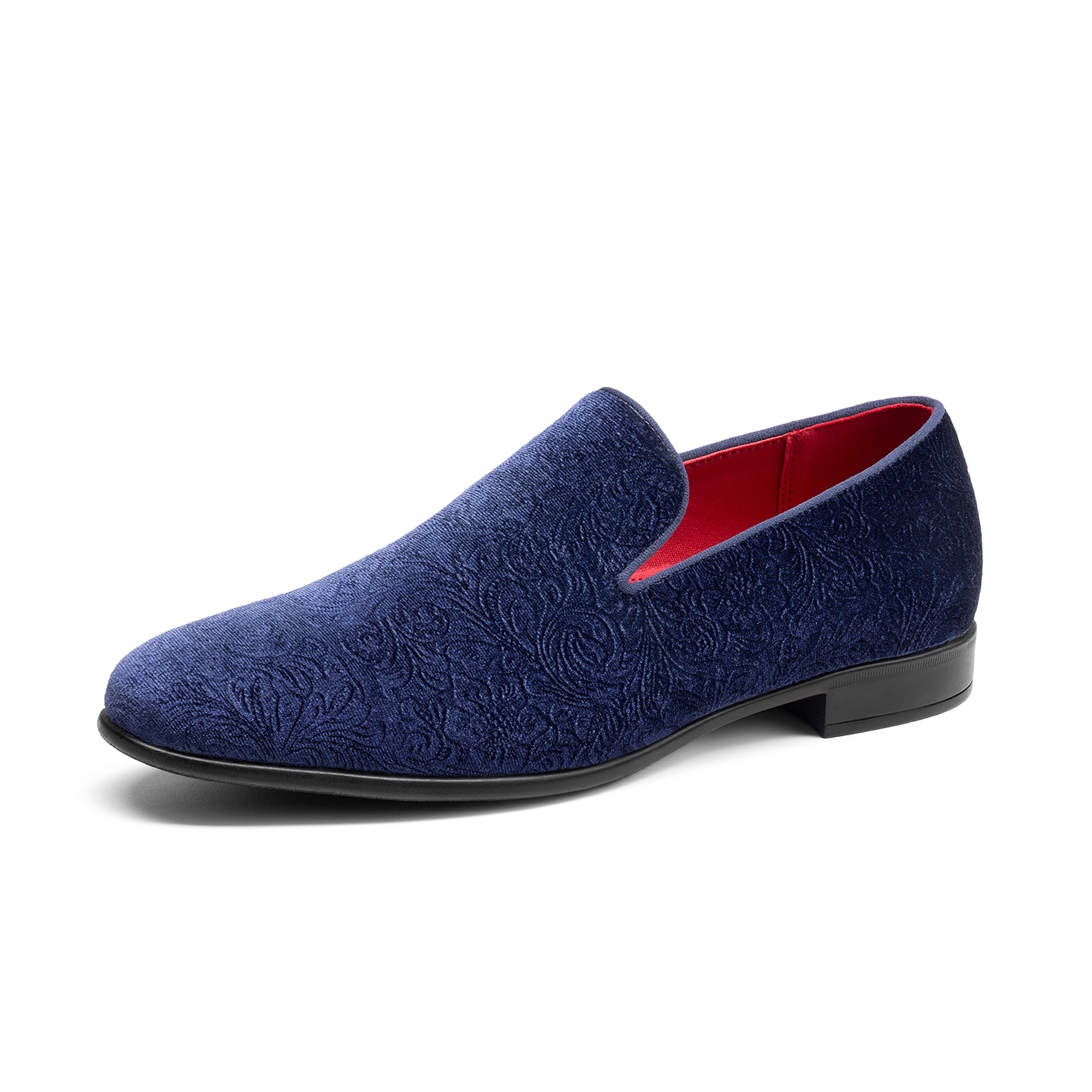 BRUNO MARC Men s Dress Velvet Tuxedo Loafers