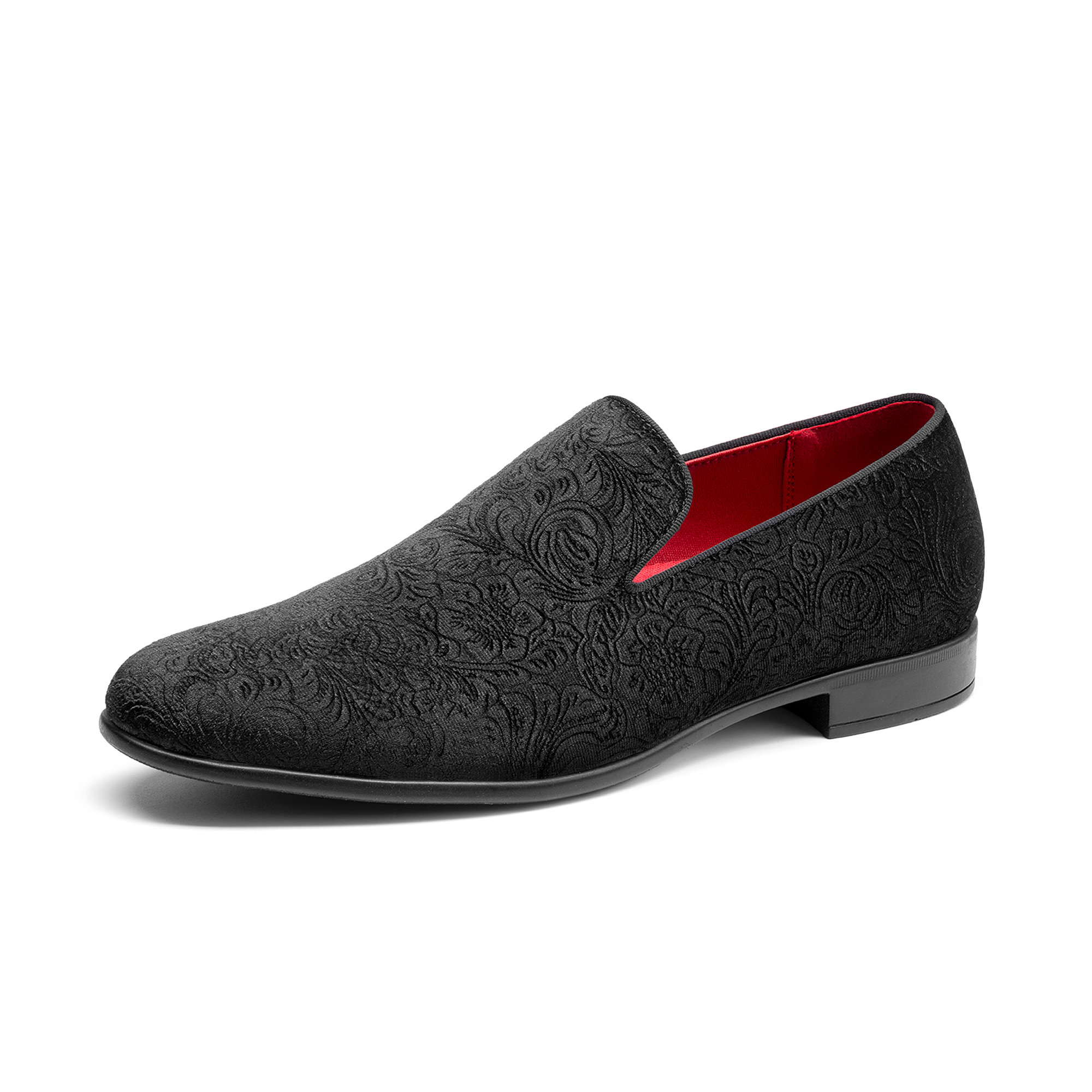 BRUNO MARC Men s Dress Velvet Tuxedo Loafers