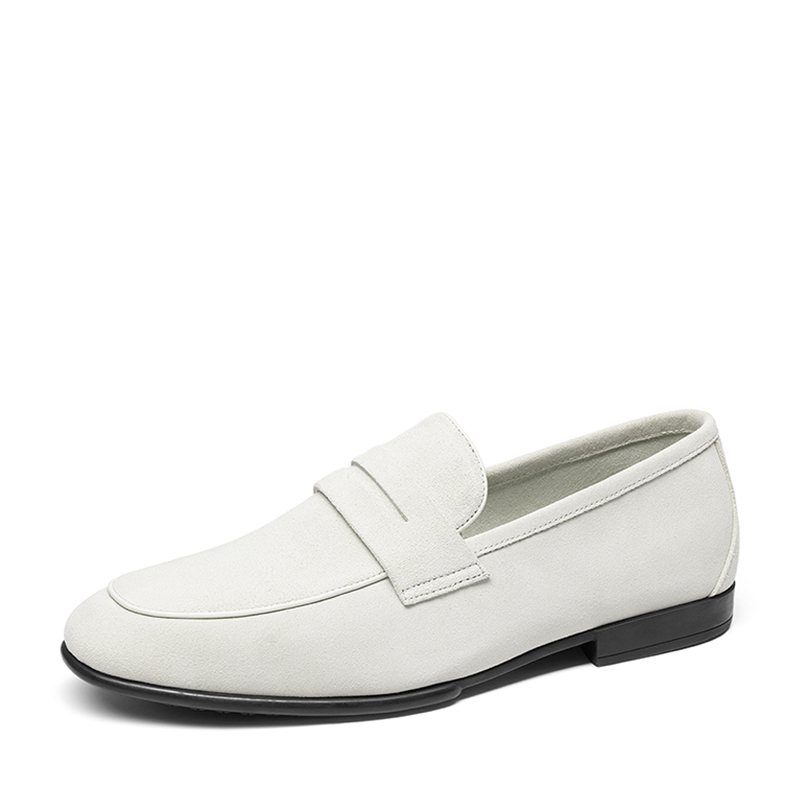 BRUNO MARC Crafture Leather Men s Classic Suede Dress Loafers