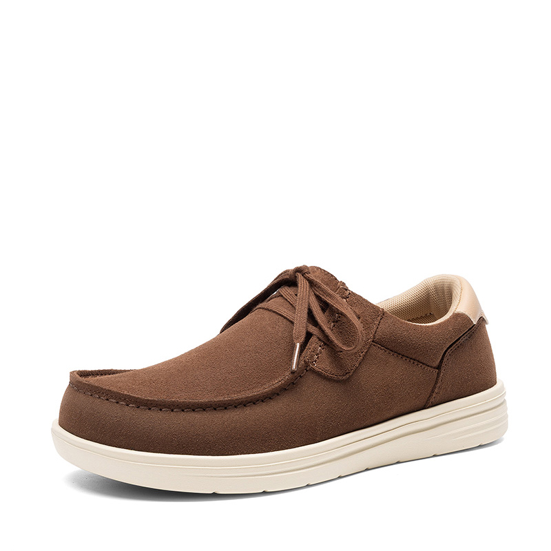 BRUNO MARC Men s Arch Support And Wide Toe Box Suede Leather Loafers
