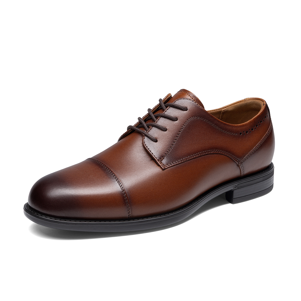 BRUNO MARC Men s Full Grain Leather Brogue Comfort Oxford Dress Shoes