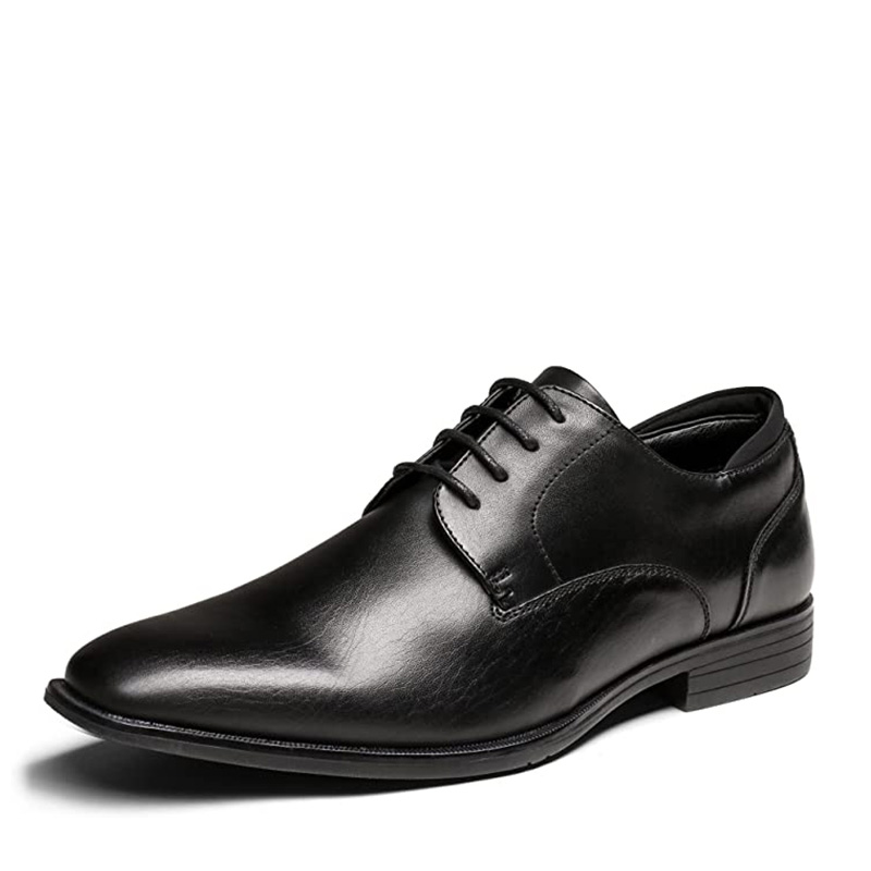 BRUNO MARC Men s Classic Vegan Leather Plain Toe Formal Oxfords