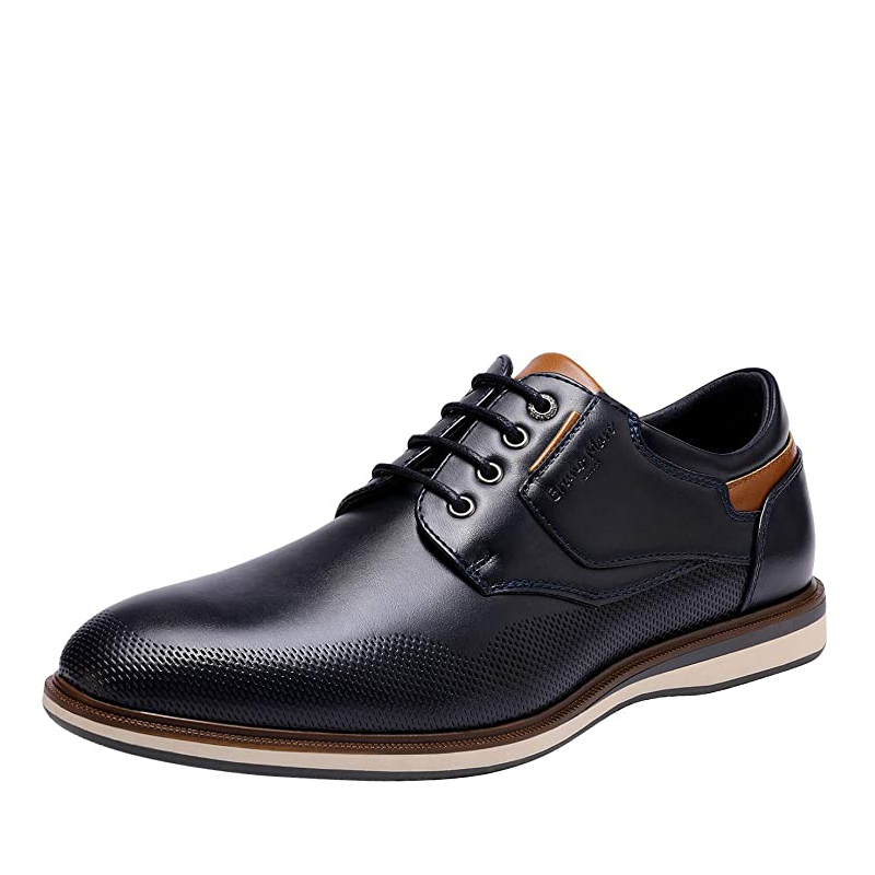 BRUNO MARC Men s Plain Toe Smart Dress Sneakers