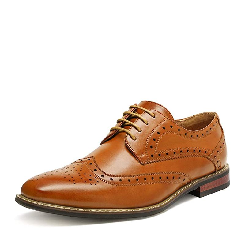 BRUNO MARC Men s Sophisticated Wingtip Dress Shoes