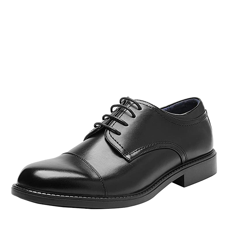 BRUNO MARC Men s Classic Round Cap Toe Dress Shoes