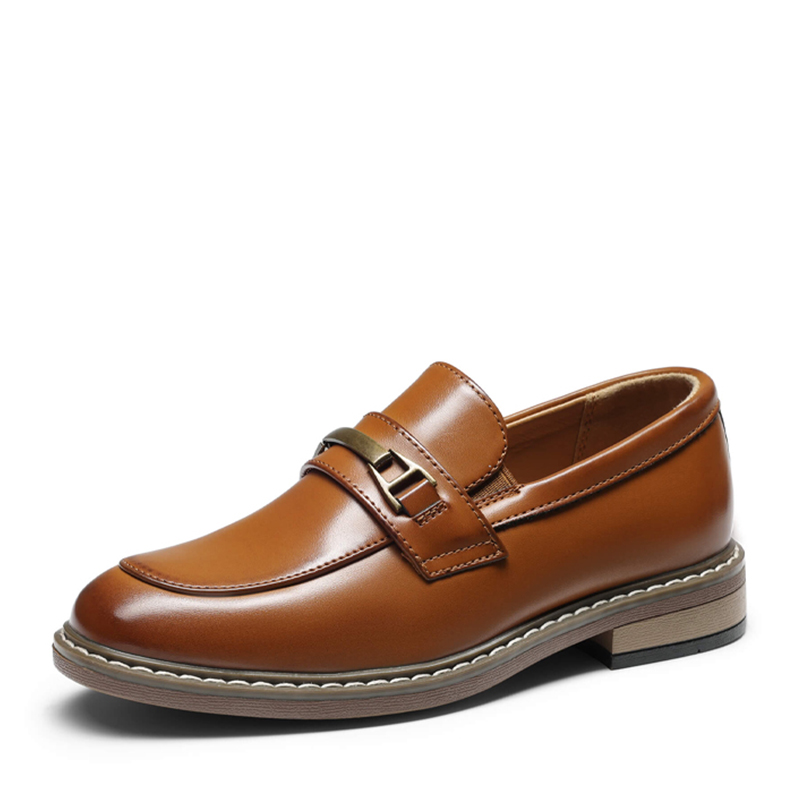 BRUNO MARC Boys  Classic Synthetic Leather Slip On Loafers