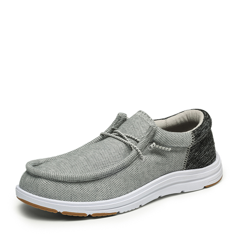BRUNO MARC Men s Knitted Fabric Slip On Casual Loafers
