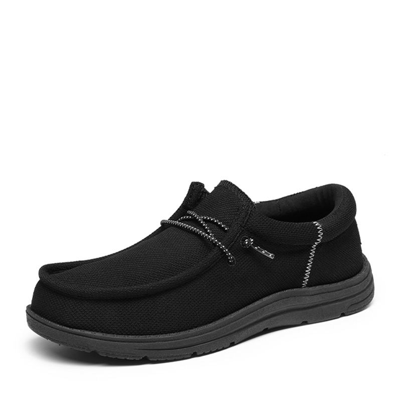 BRUNO MARC Men s Knitted Fabric Slip On Casual Loafers