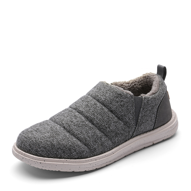 BRUNO MARC Men s Warm Faux Fur Slip On Loafers