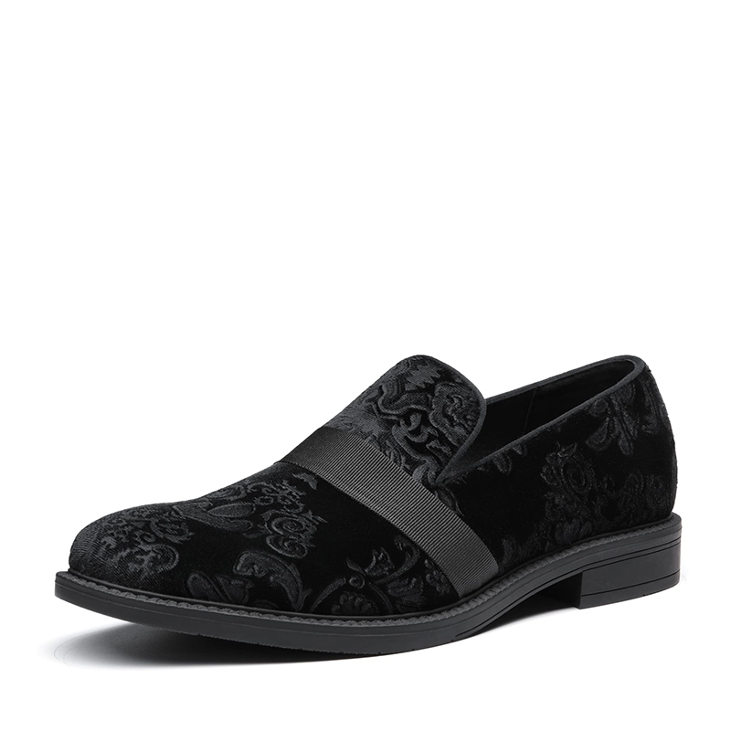 BRUNO MARC Men s Stylish Velvet Tuxedo Dress Shoes
