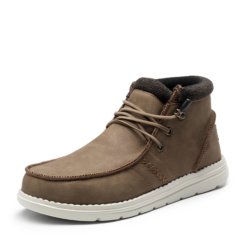 BRUNO MARC Men s Slip On Winter Loafer Boots