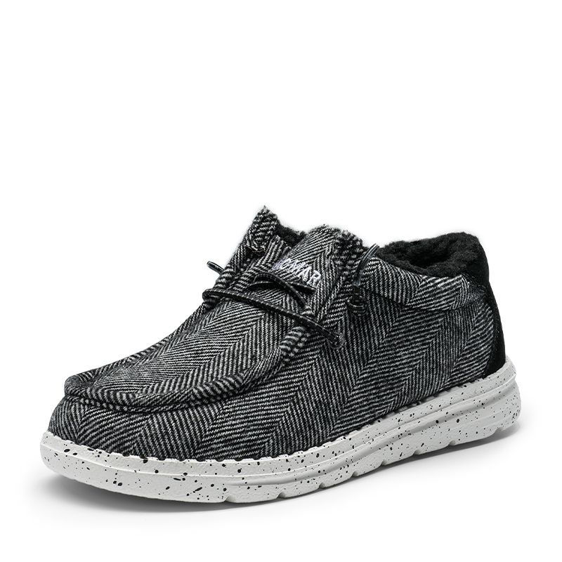 BRUNO MARC Kid s Woollen Winter Slip On Fur Loafer