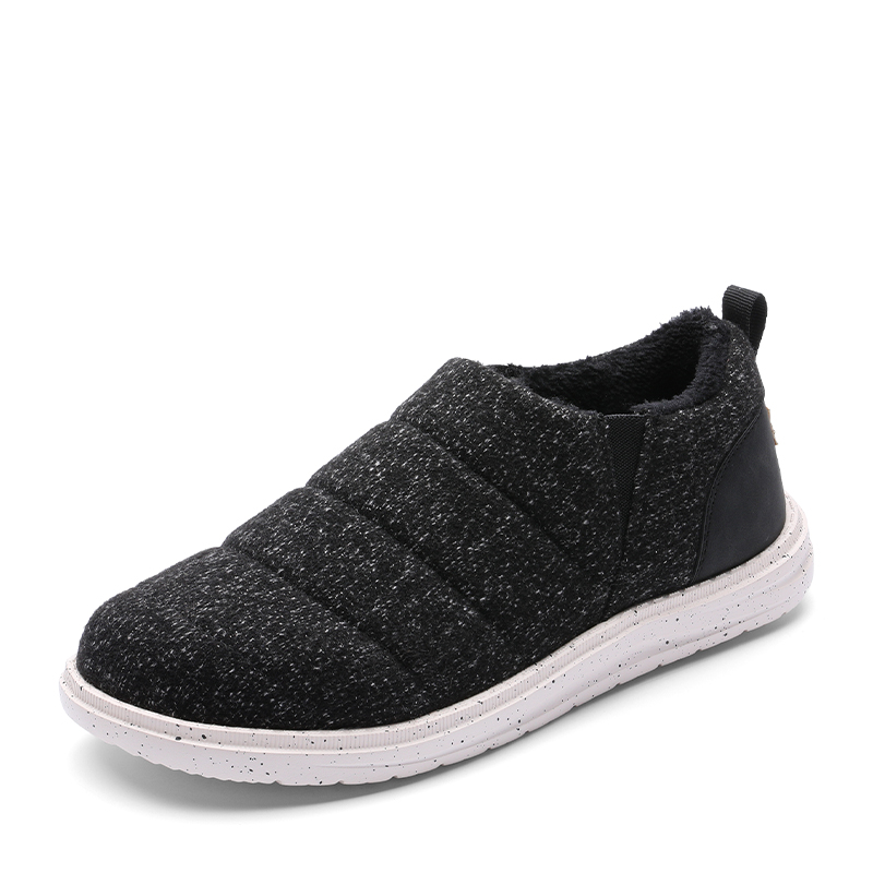 BRUNO MARC Men s Warm Faux Fur Slip On Loafers