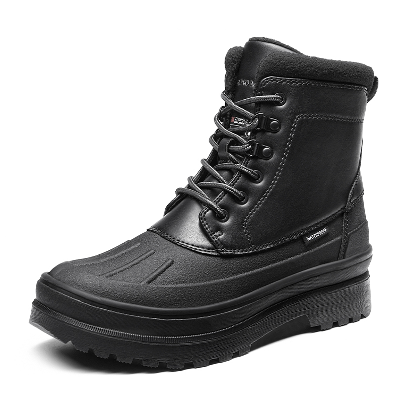 DREAM PAIRS Men s Fur Lined Indulated Snow Boots
