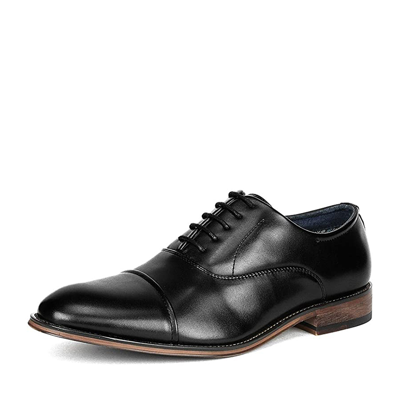 BRUNO MARC Men s Formal Wide Fit Cap Toe Oxford Shoes