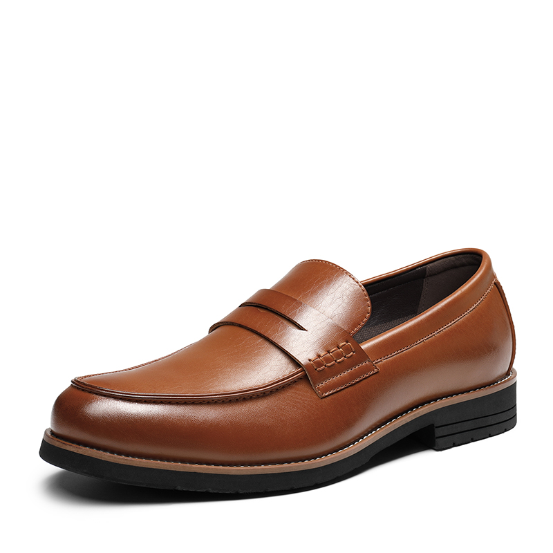 BRUNO MARC Men s Smooth PU Leather Penny Loafers