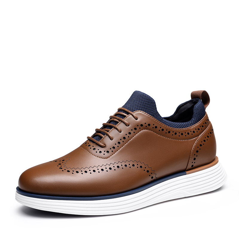 BRUNO MARC MaxFlex SuiteCraft Men s Casual Wingtip Dress Sneakers