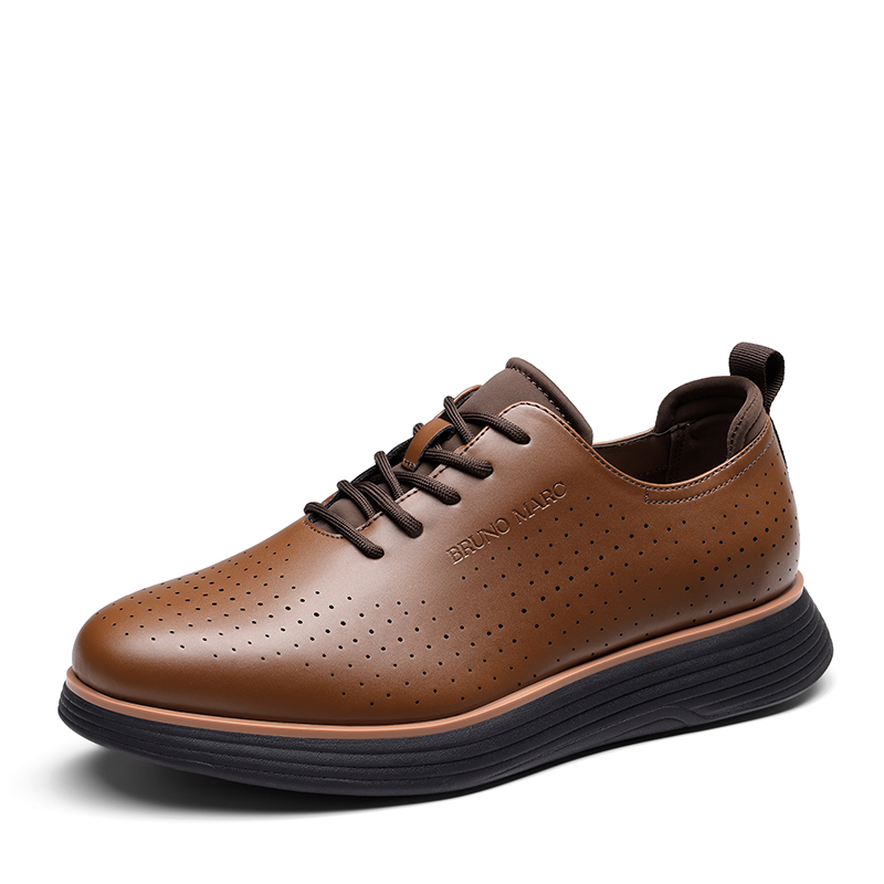 DREAM PAIRS  MaxFlex SuiteCraft   Men s Vegan Leather Comfortable Oxford Sneakers