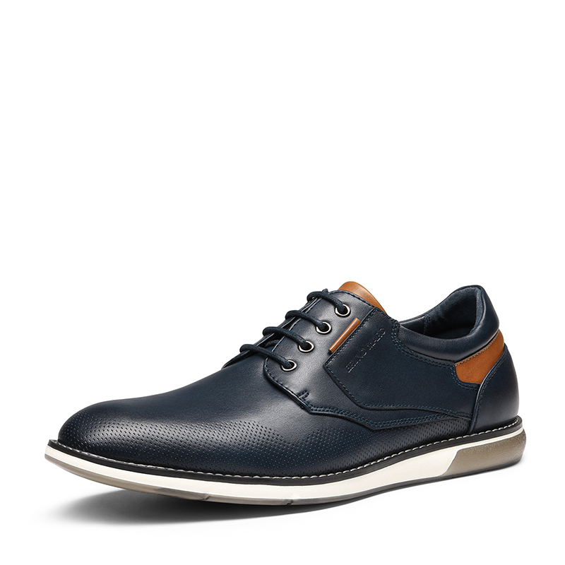 DREAM PAIRS Men s Vegan Leather Casual Oxford Sneakers