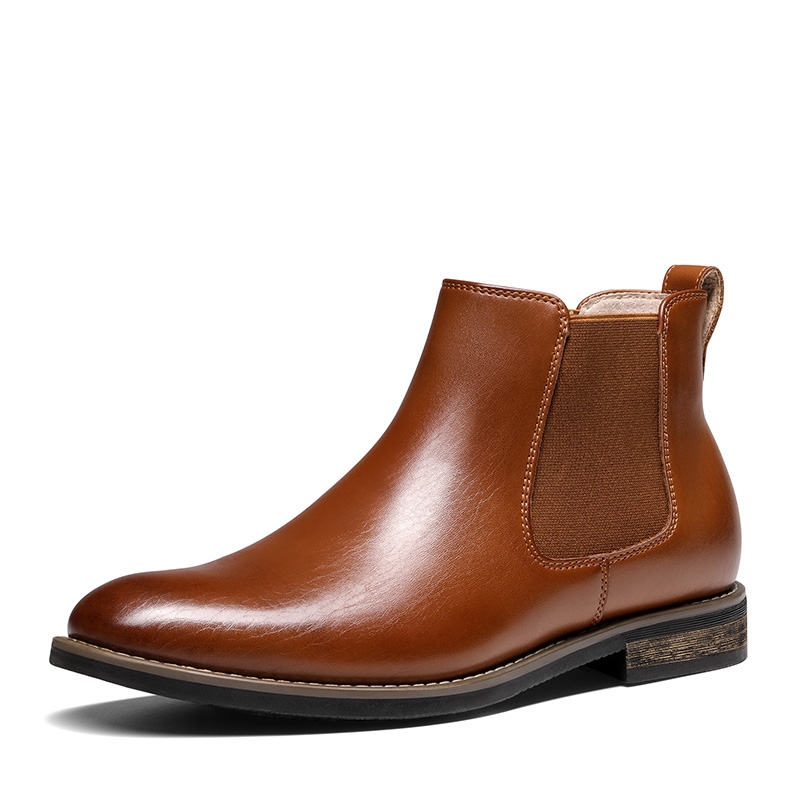BRUNO MARC Men s Vegan Leather Dress Chelsea Boots