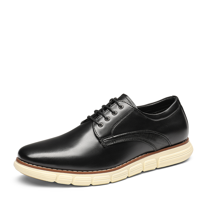 BRUNO MARC CrossFlex NeatPolish Men s Wide Plain Toe Dress Sneakers