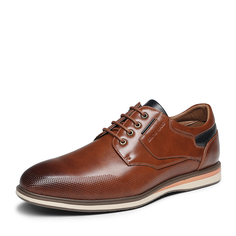BRUNO MARC Men s Wide Lace Up Casual Dress Sneakers