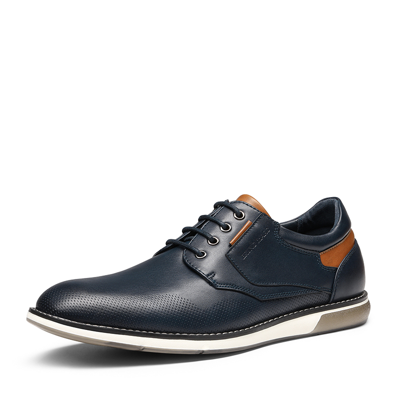 DREAM PAIRS Men s Wide Width PU Leather Oxford Sneakers