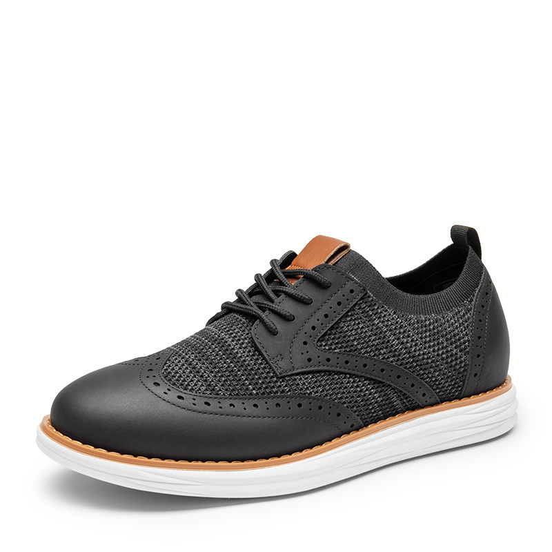 BRUNO MARC KnitFlex SmartCraft Men s Wingtip Mesh Oxford Sneakers