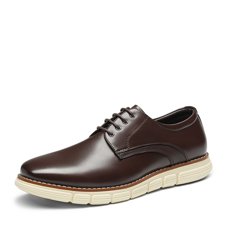 BRUNO MARC  CrossFlex NeatPolish  Men s Wide Plain Toe Dress Sneakers