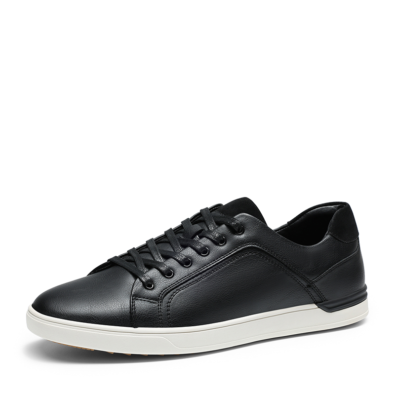 BRUNO MARC Men s Wide Classic Vegan Leather Sneakers