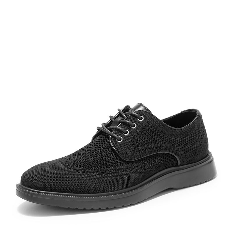 BRUNO MARC MaxFlex Ease Breeze Men s Knitted Casual Wingtip Oxford Sneakers
