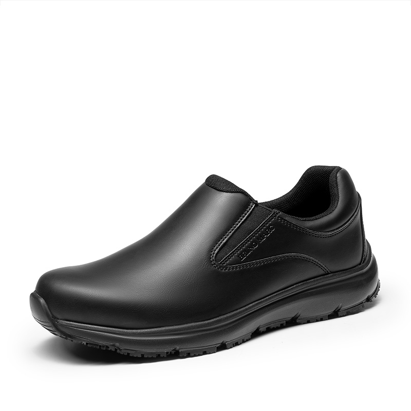 BRUNO MARC Men s Vegan Leather Slip On Sneakers