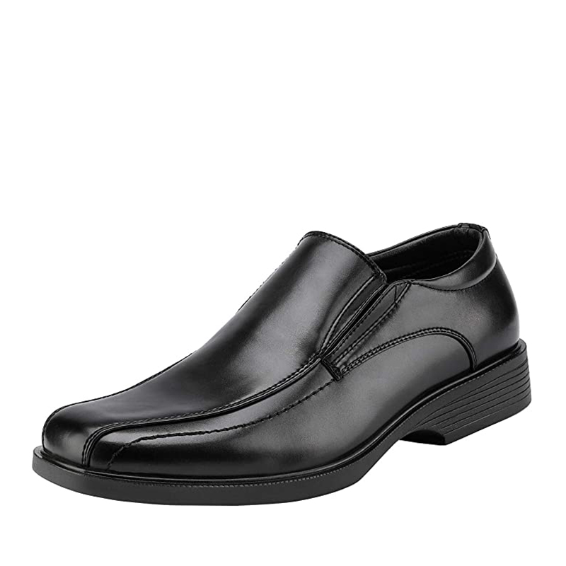 BRUNO MARC Men s Classic Square Toe PU Leather Loafers