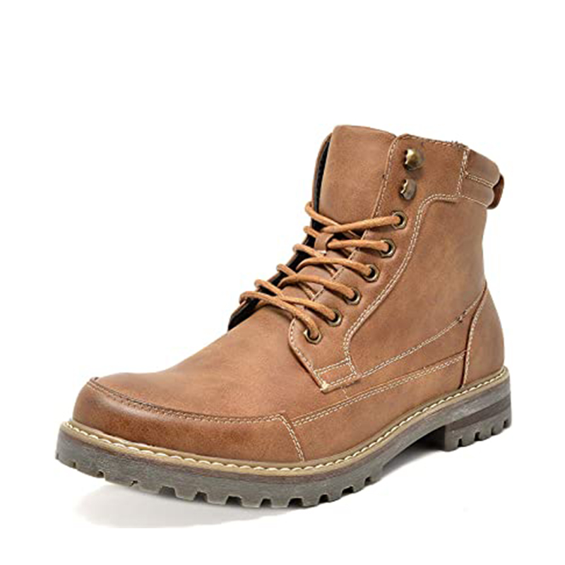 BRUNO MARC Men s Durable Motorcycles Lace Up Combat Boots