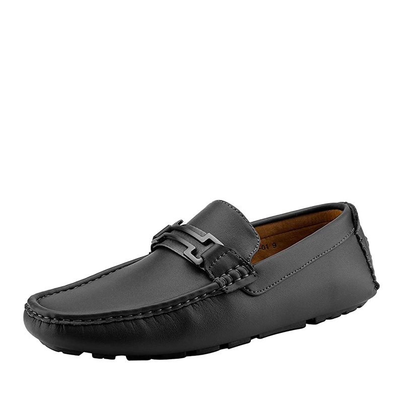 BRUNO MARC Men s Horsebit Moccasin Loafers Shoes