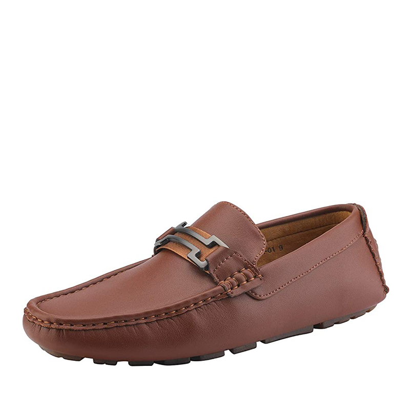 BRUNO MARC Men s Horsebit Moccasin Loafers Shoes