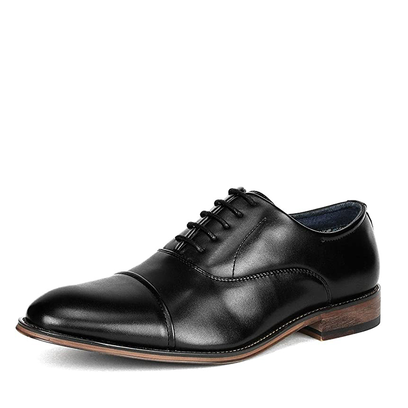 BRUNO MARC Men s Cap Toe PU Leather Oxford Shoes