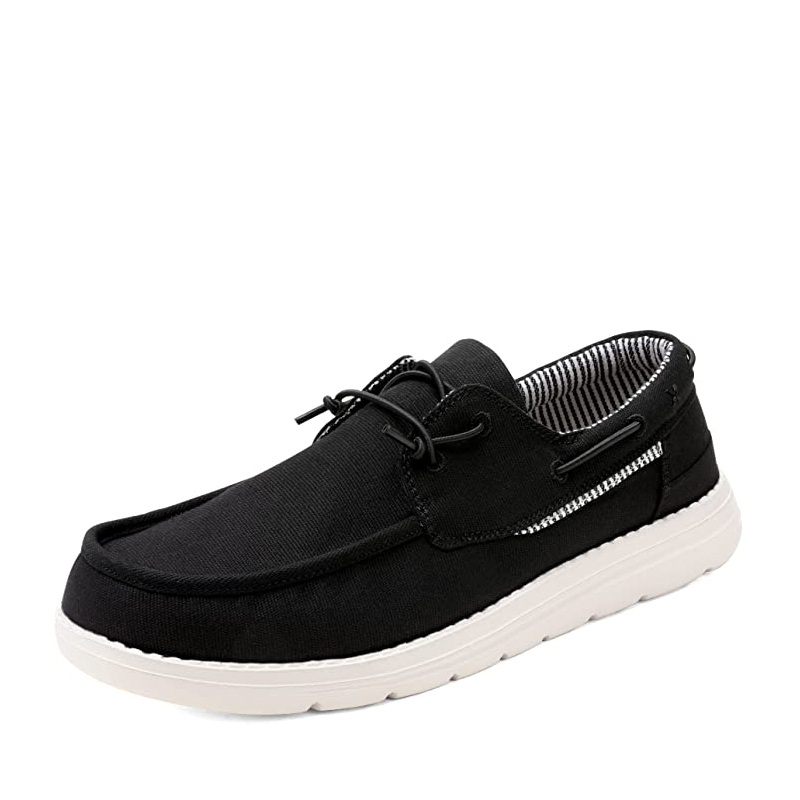 BRUNO MARC Minimalist Men s Slip On Canvas Loafers