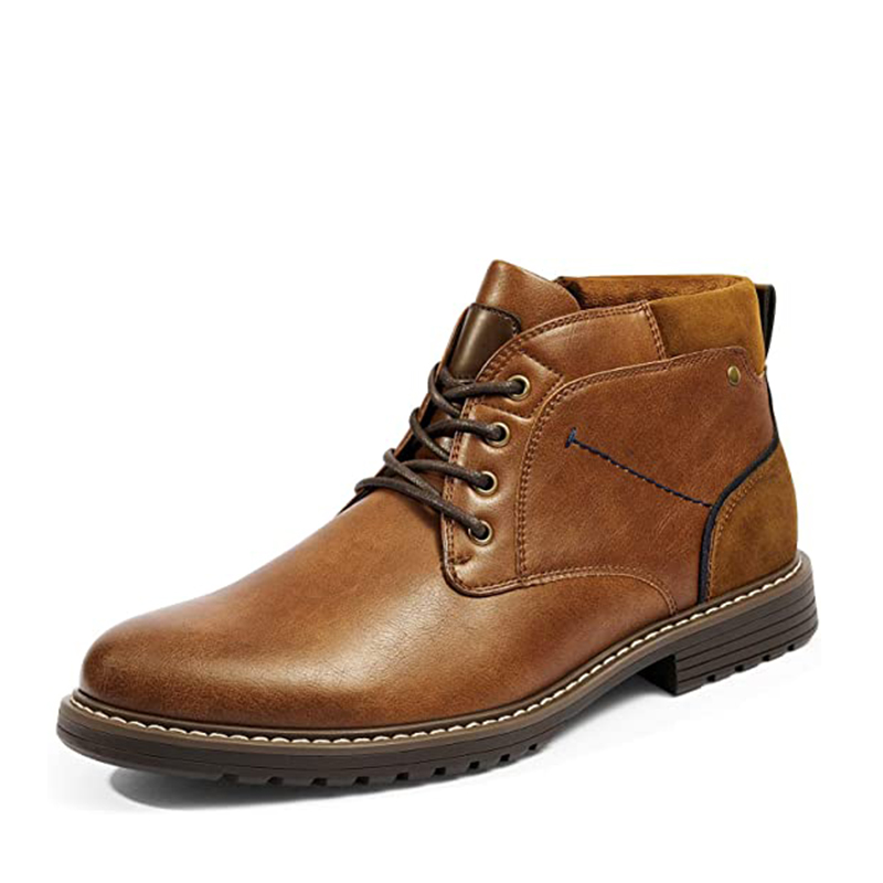 BRUNO MARC Men s Synthetic Leather Chukka Dress Boots