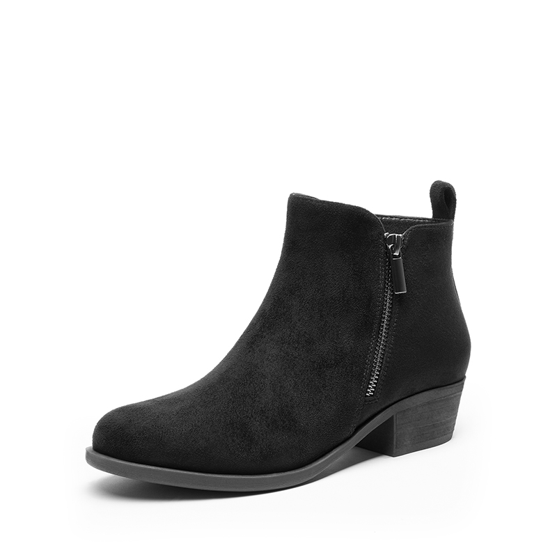 DREAM PAIRS Comfortable Low Heel Ankle Boots — view 1