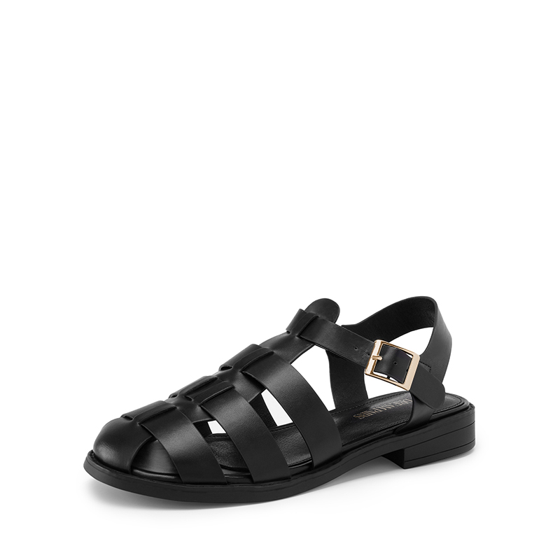 DREAM PAIRS Gladiator Woven Fisherman Flat Sandals — view 1