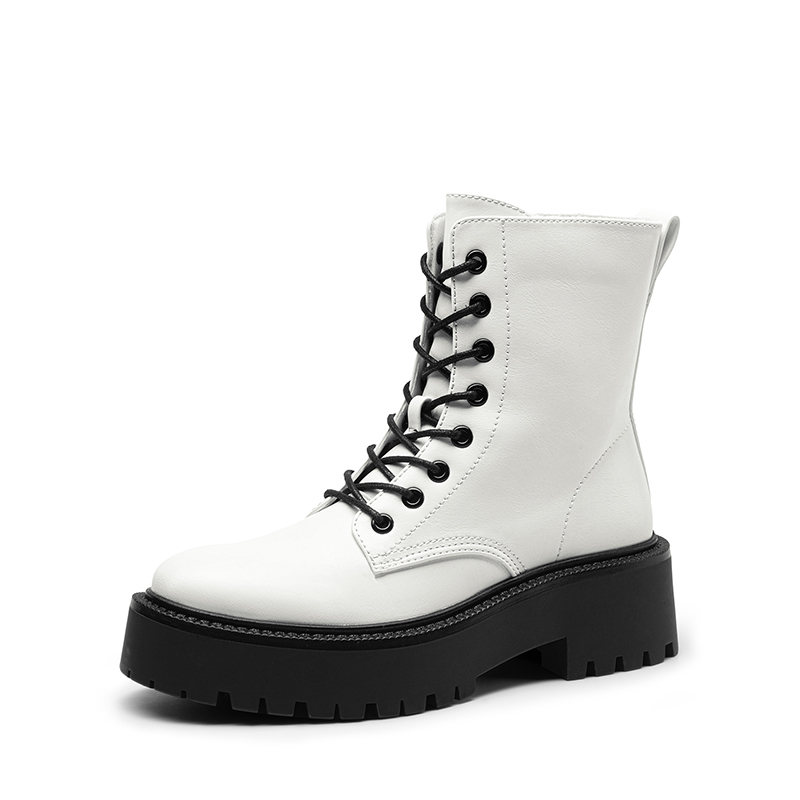 DREAM PAIRS Chunky Non Slip Combat Ankle Boots — view 1