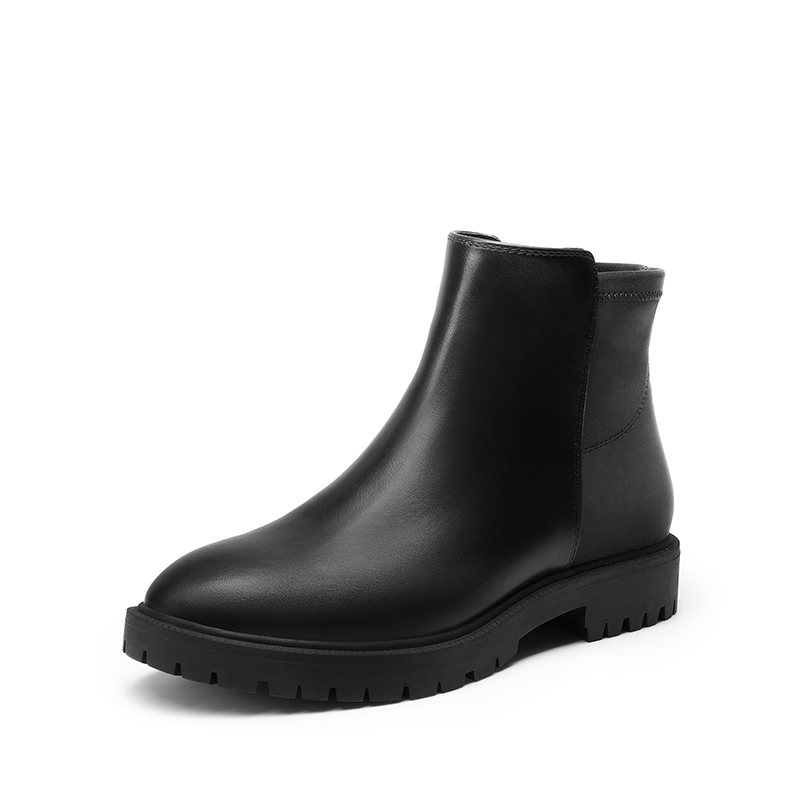 DREAM PAIRS Chelsea Low Heel Pull On Ankle Boots — view 1