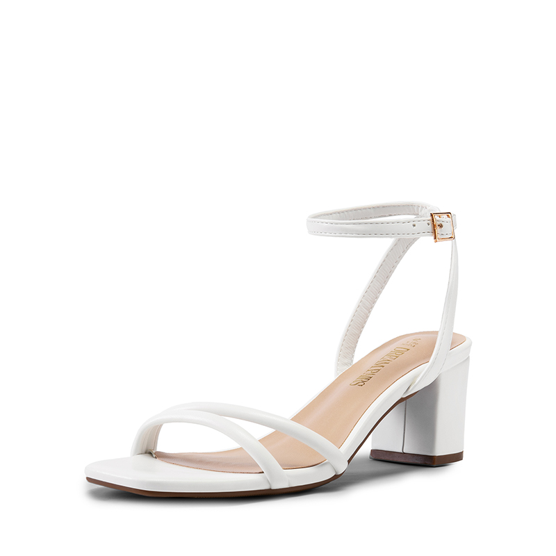 DREAM PAIRS Asymmetric Strap Block Heel Sandals — view 1