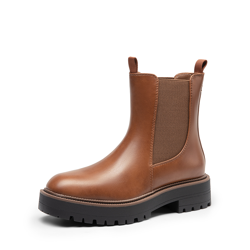 DREAM PAIRS Lug Sole Slip on Chelsea boots — view 3